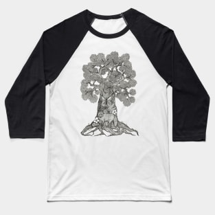 Animal Tree 3 Baseball T-Shirt